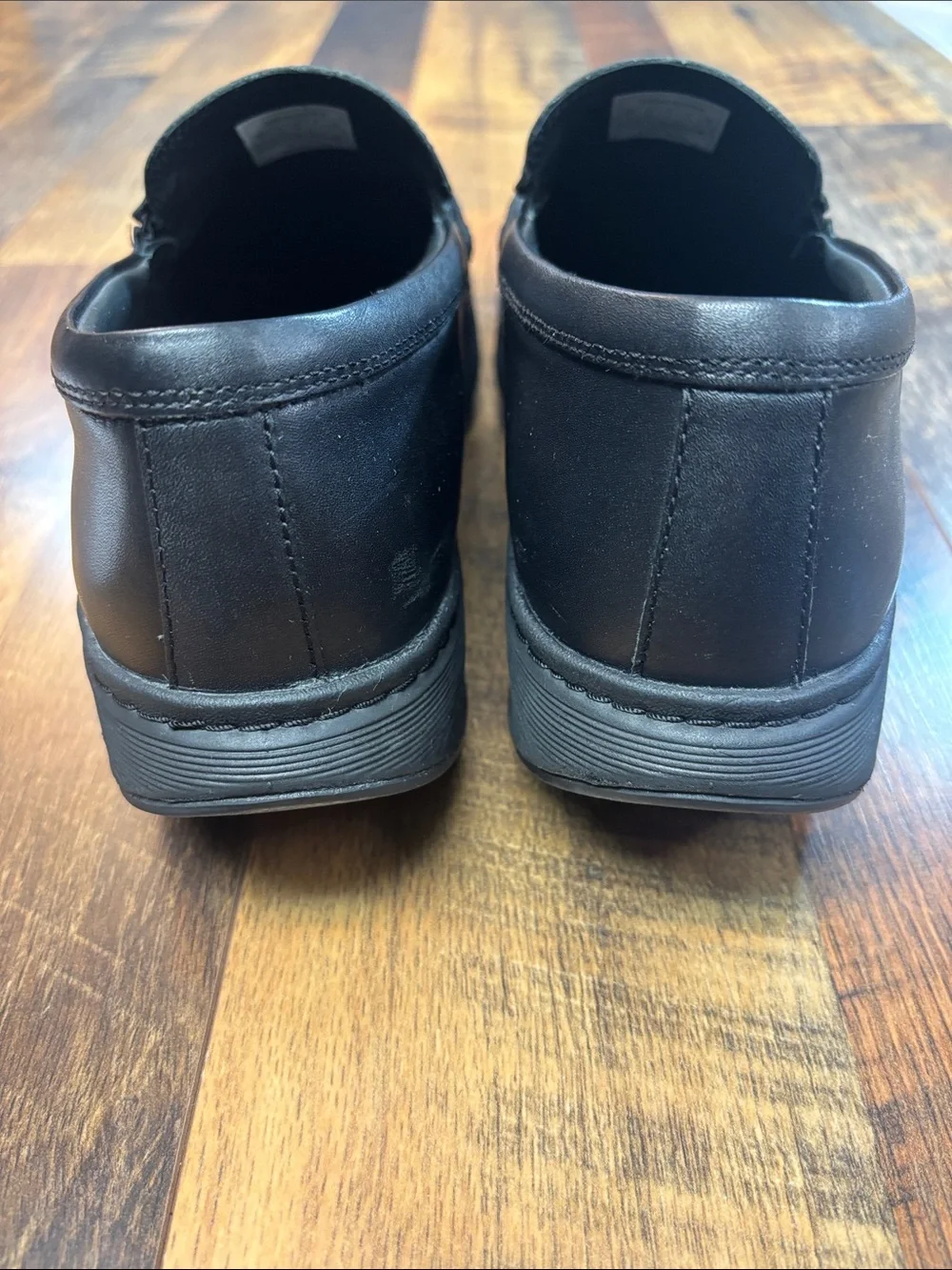 MBT Men's Asante 7 slip-on dress shoes, nappa leather, rocker bottom, size 10
